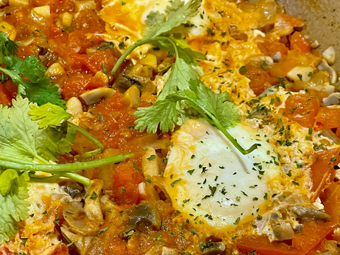 10分钟做一锅北非蛋，有啥放啥都好吃！