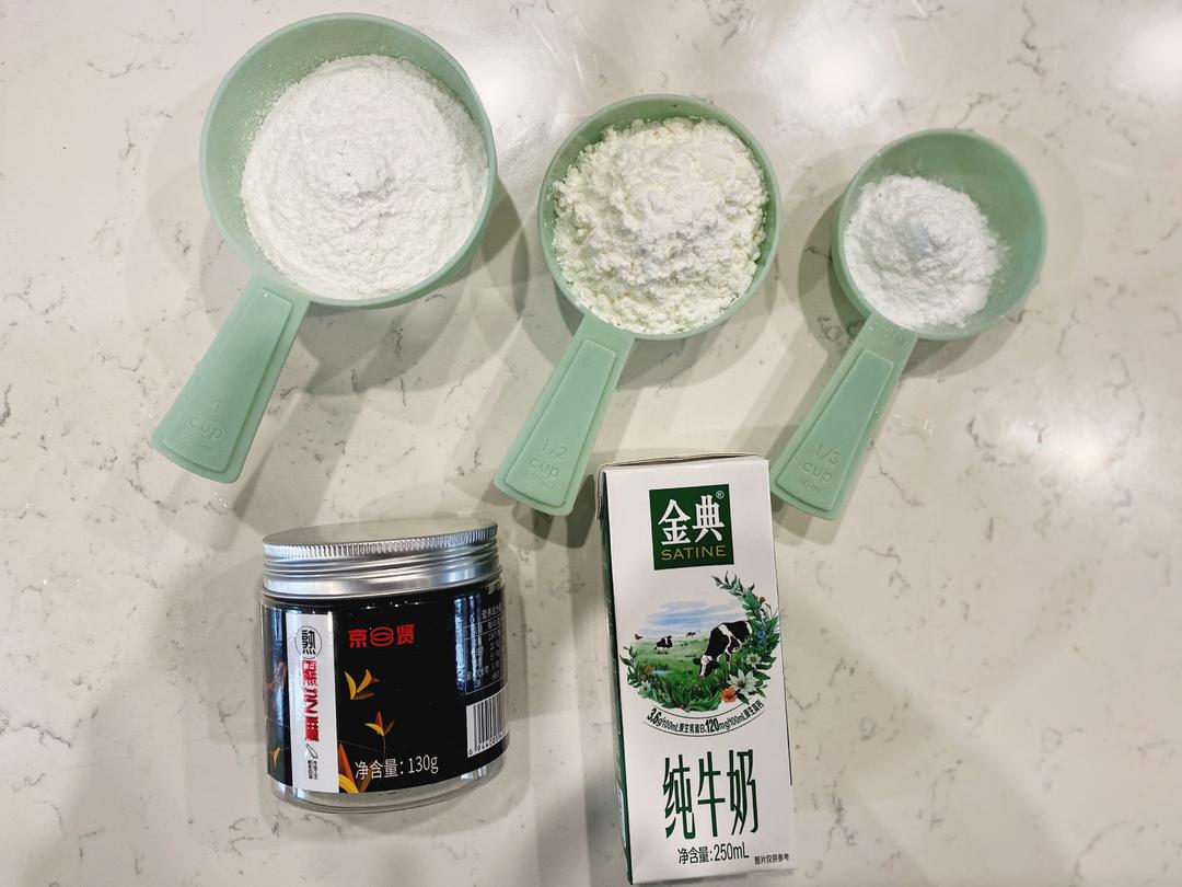 纯奶手撕吐司的做法 步骤1