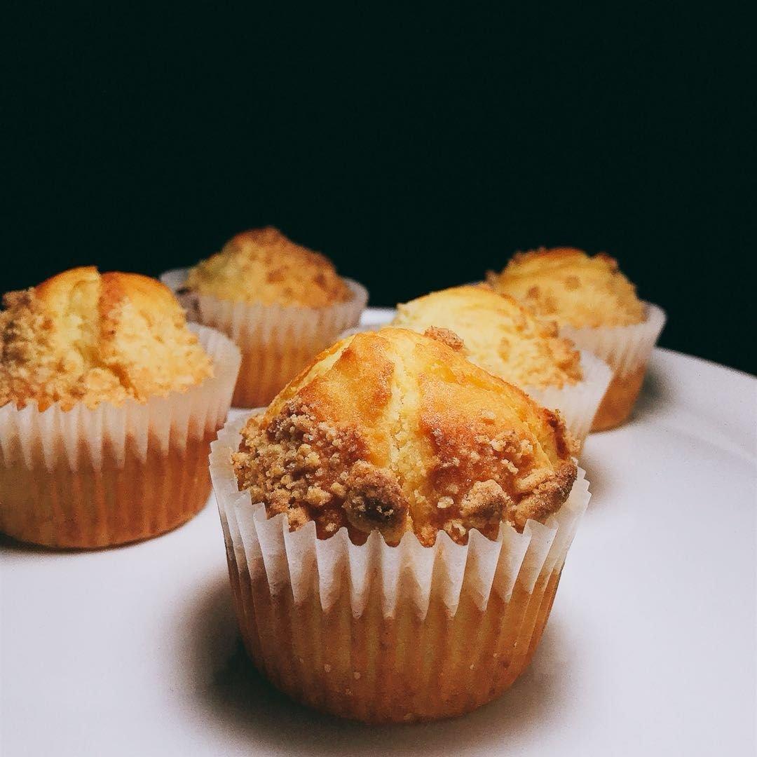 蓝莓酸奶酥粒麦芬
