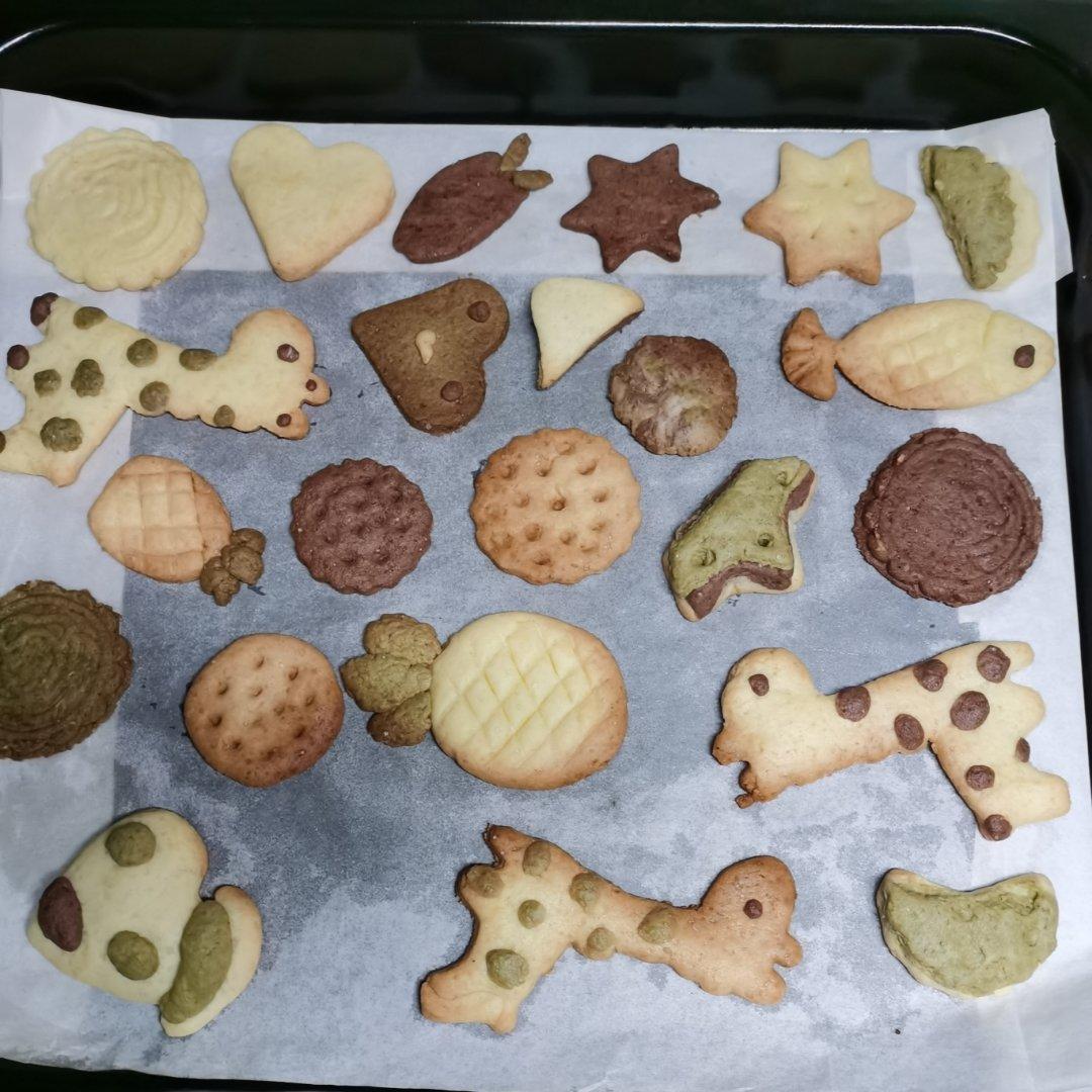 没有模具也能做的卡通饼干