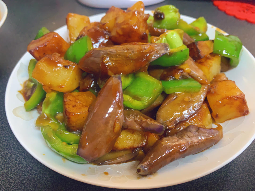 极简少油地三鲜