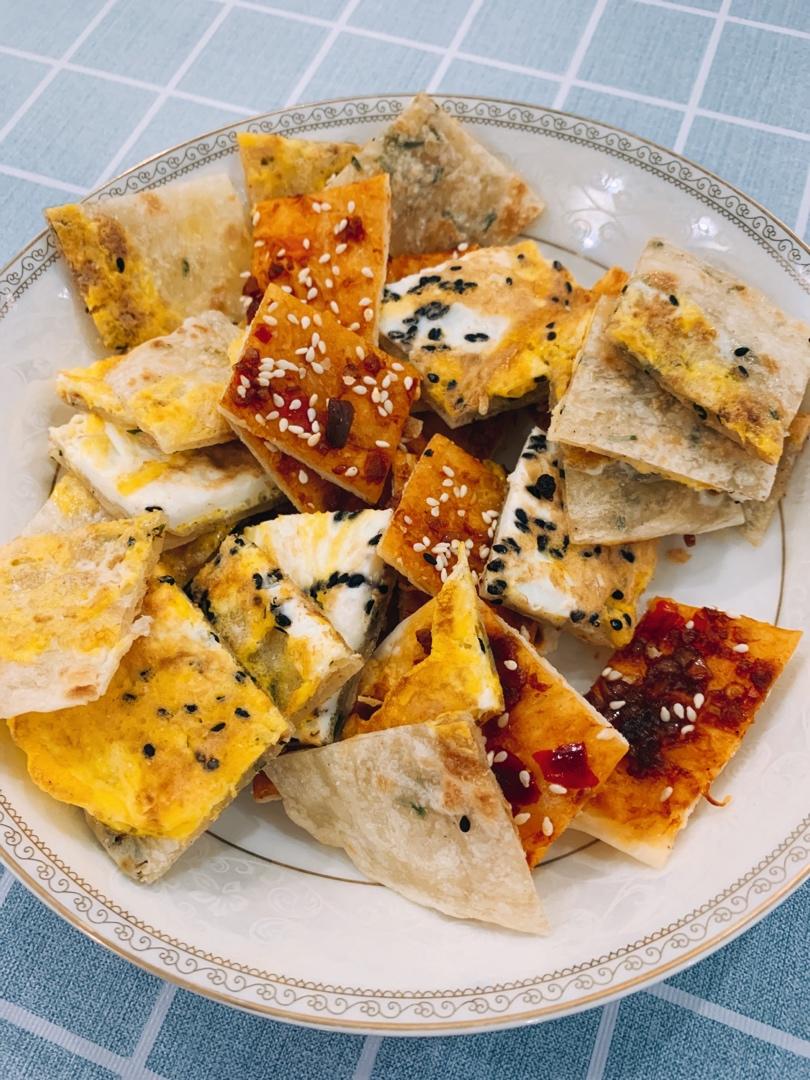 饺子皮版酱香饼