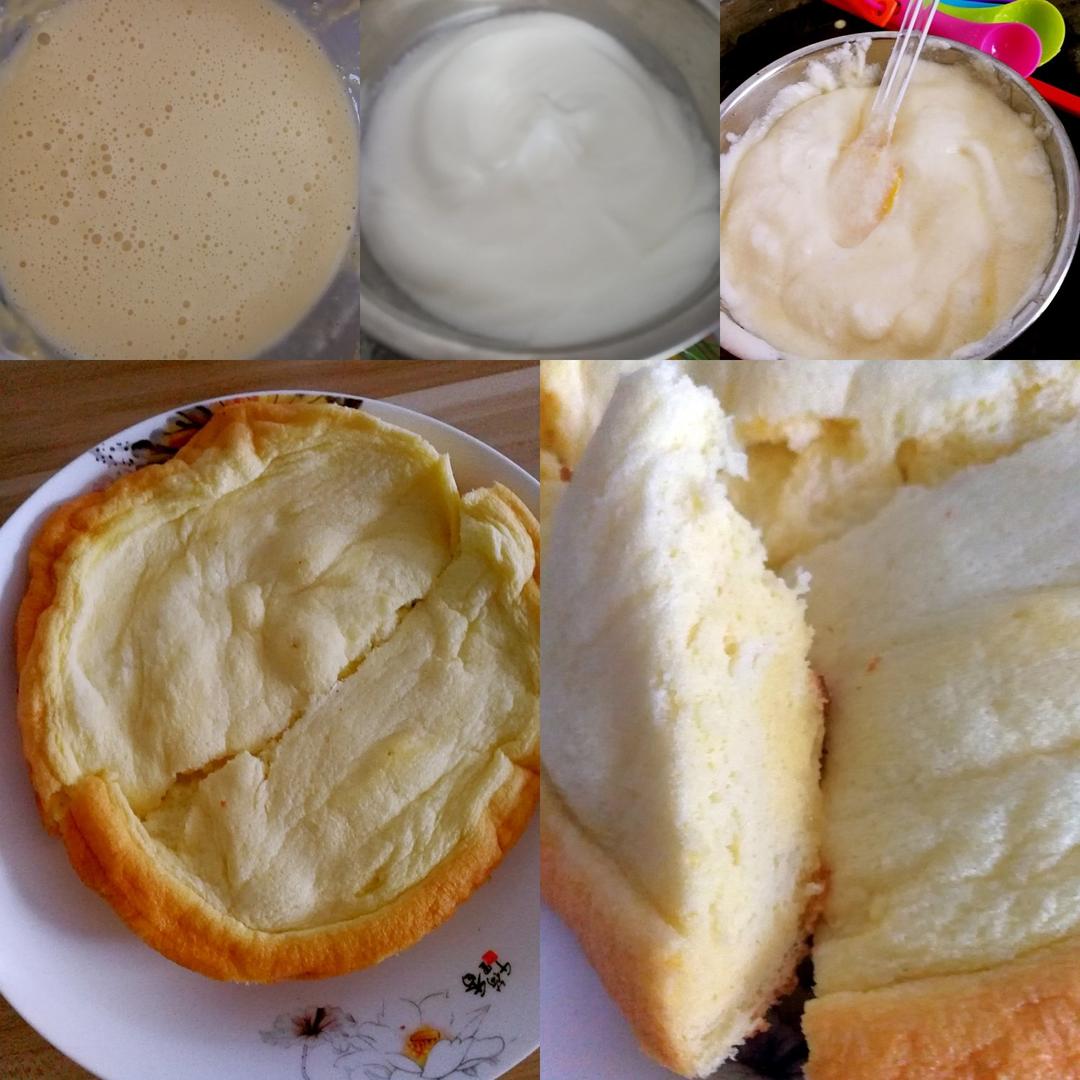 宸梓妈妈做的电饭锅做蛋糕
