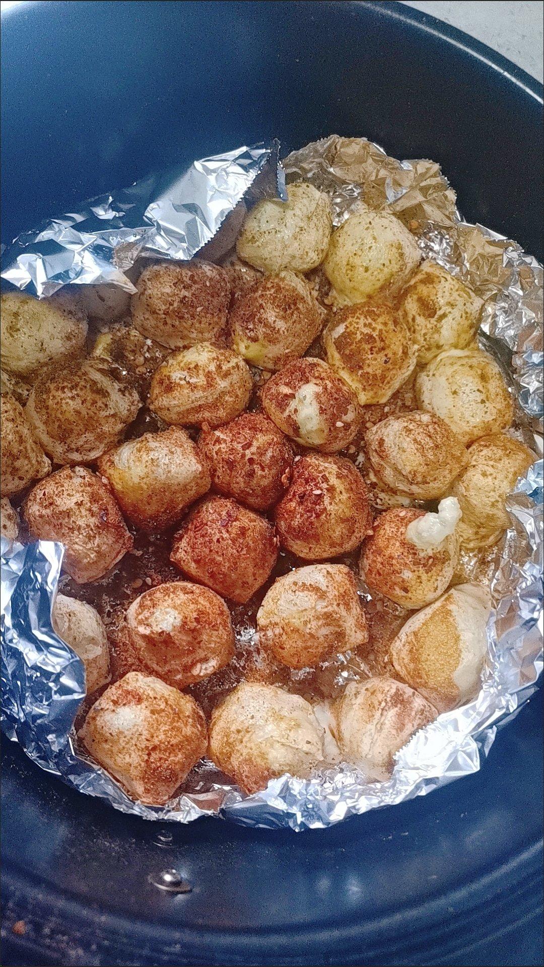 空气炸锅包浆豆腐