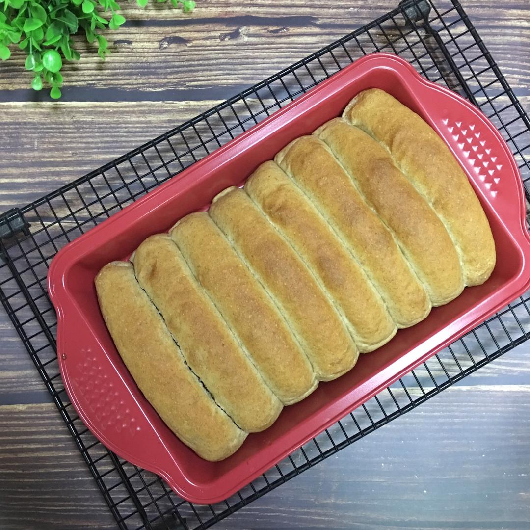 三无低糖黑麦全麦排包（一次发酵）