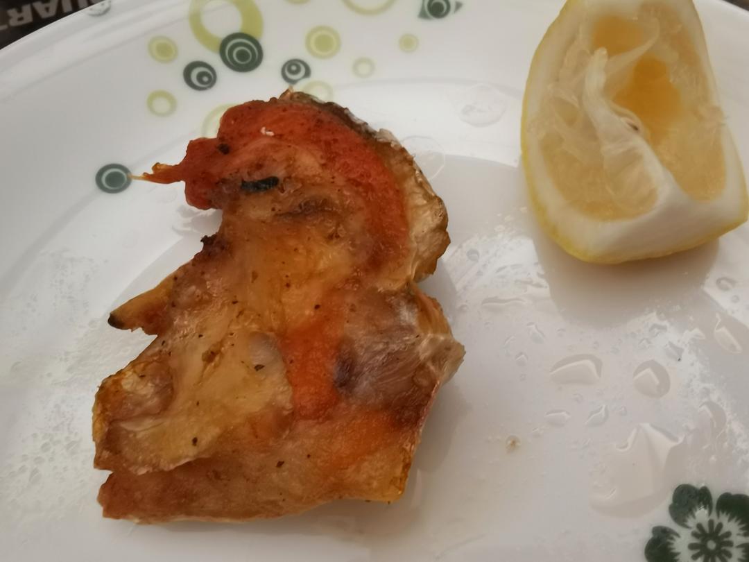 空气炸锅版：日式盐烤三文鱼头