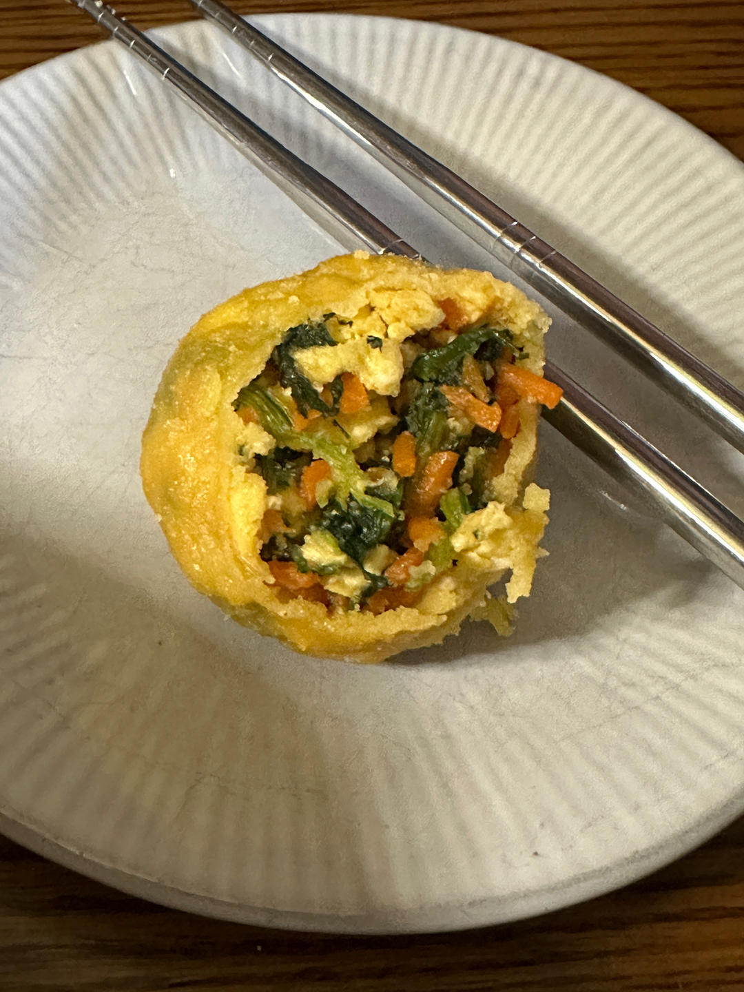 玉米面菜团子