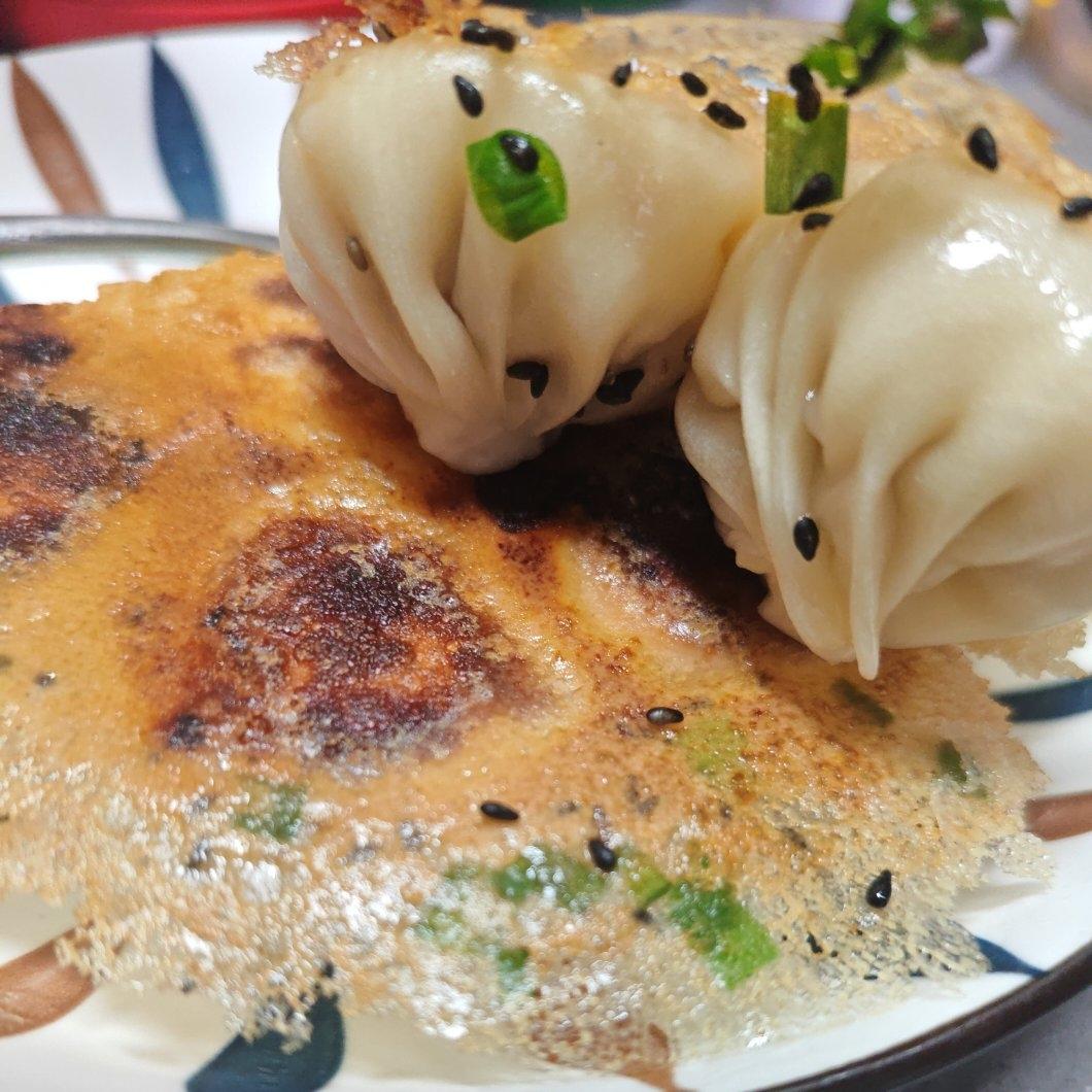 小生煎（水饺皮版）的做法