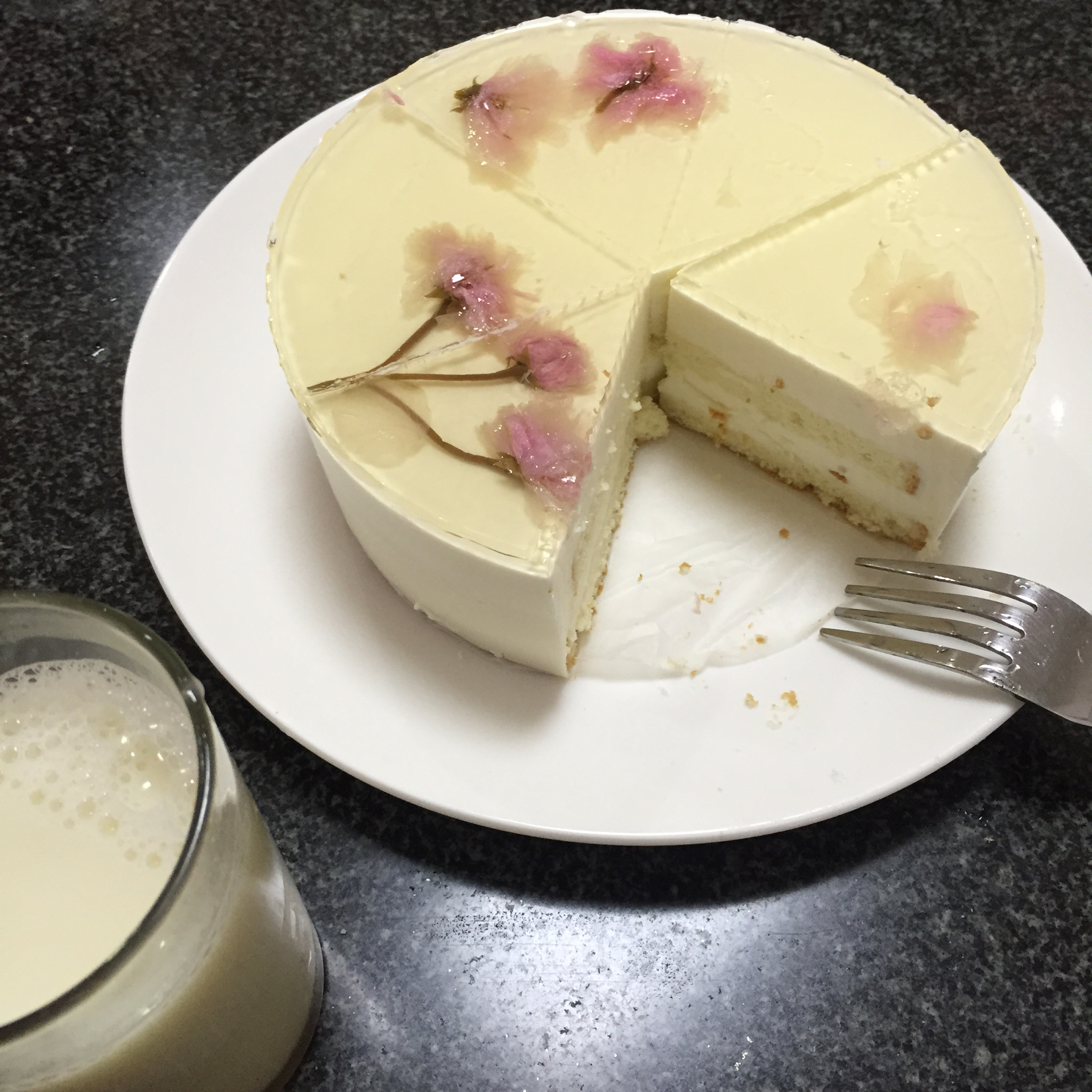 樱花酸奶慕斯