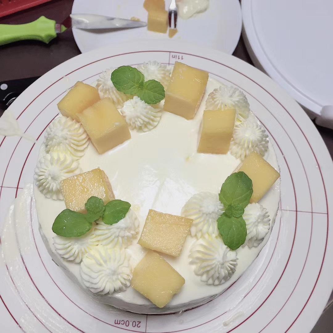 新手简单芒果奶油蛋糕