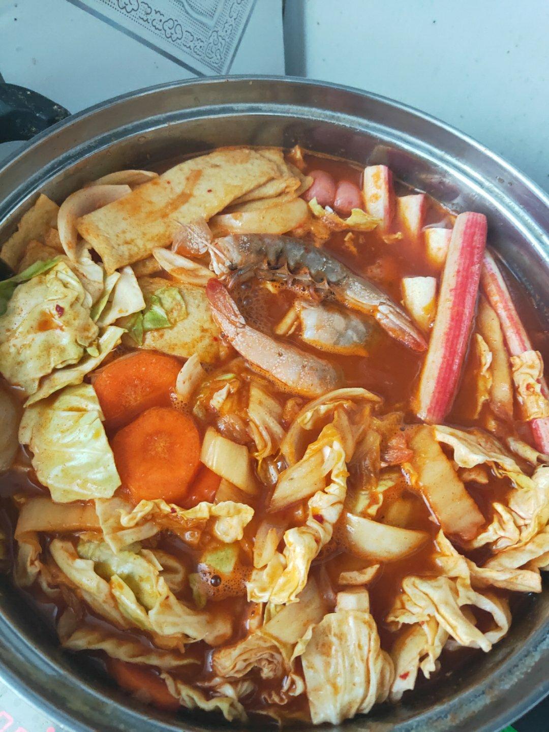 韩式年糕火锅