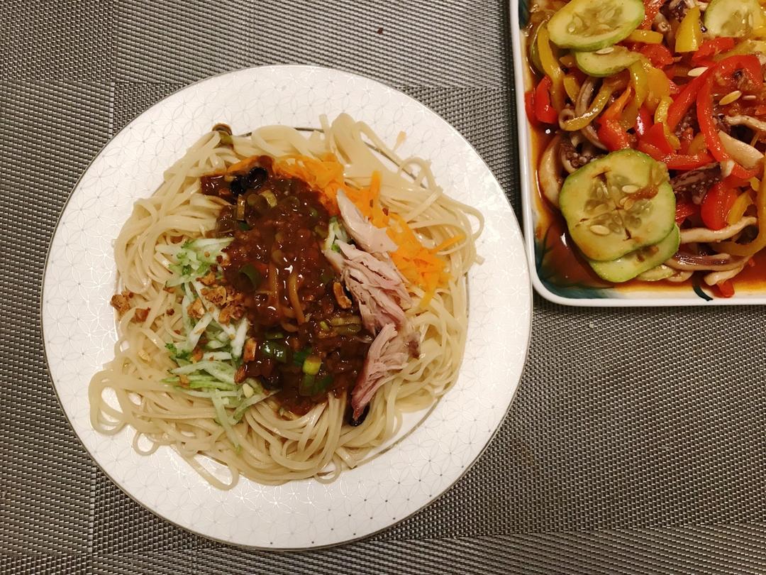 鸡丝凉面