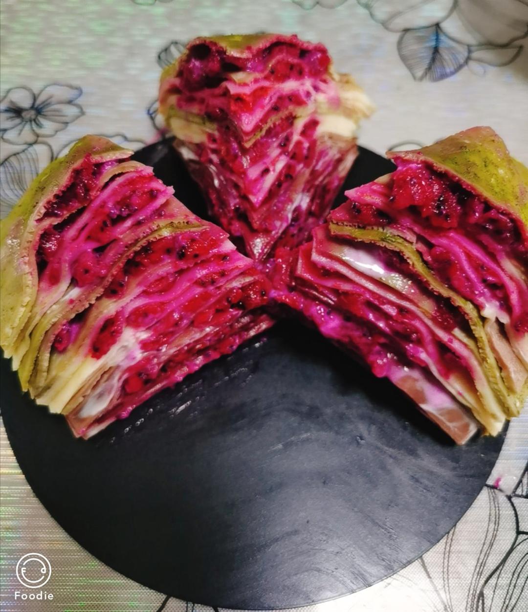 美味的煎蛋糕—抹茶千层蛋糕
