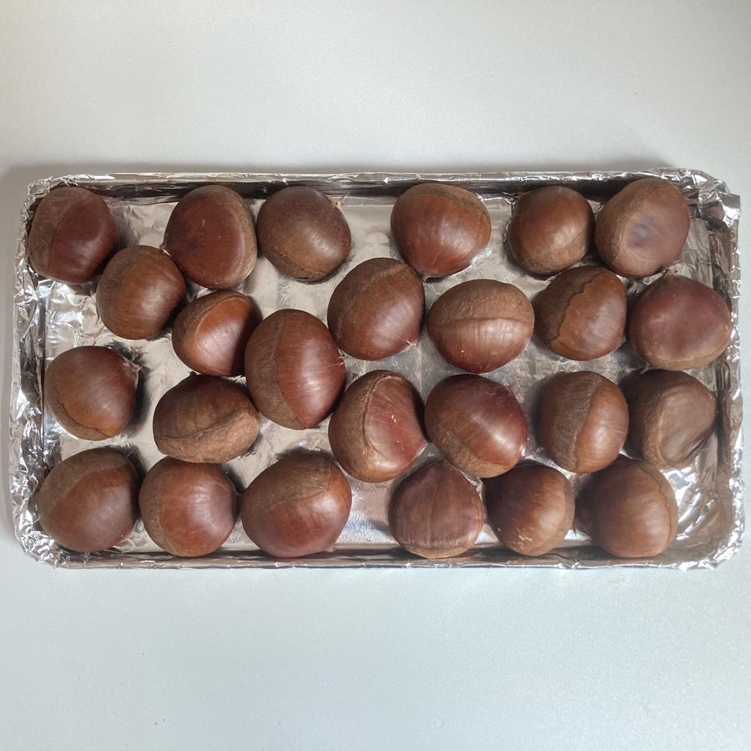 糖烤板栗，懒人法，味道绝了