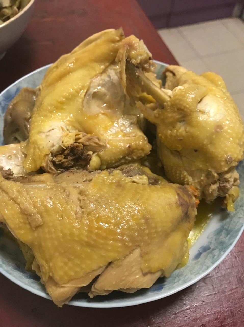 果果hi-me做的盐焗鸡