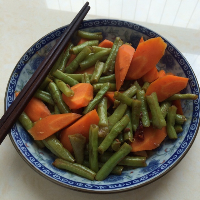 土豆炖豆角