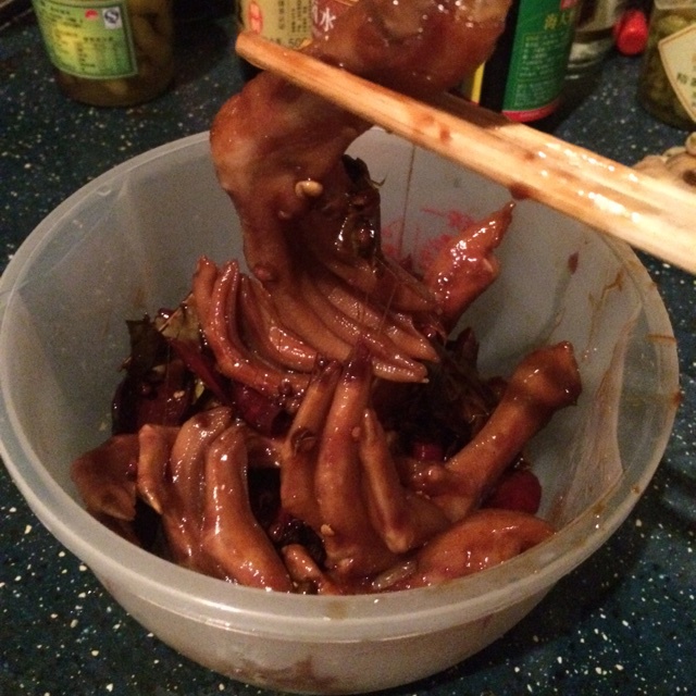 香辣卤鸡爪