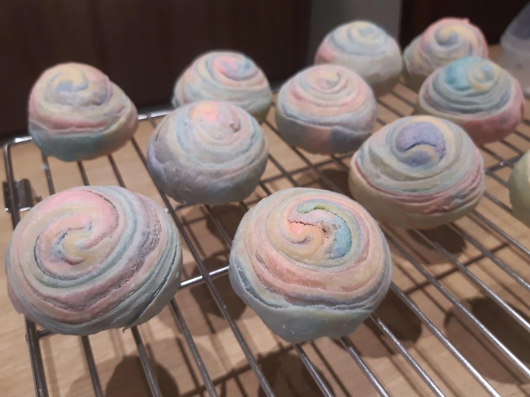 🌈免揉，免松弛，超高颜值小马宝莉彩虹蛋黄酥（含详细操作视频）