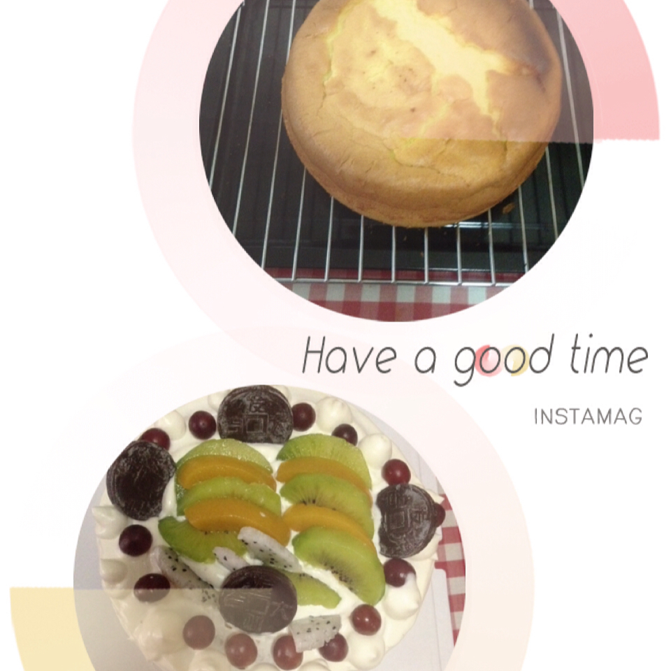 烤箱做蛋糕（戚风蛋糕的做法）