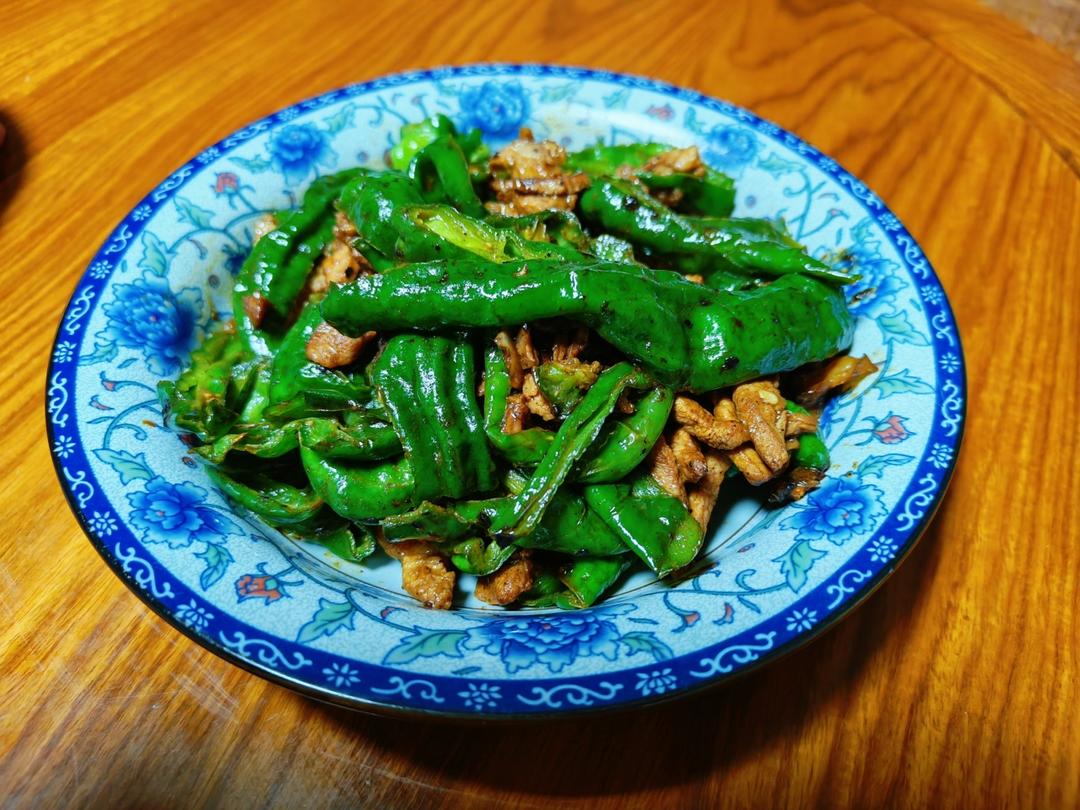 青椒炒肉丝