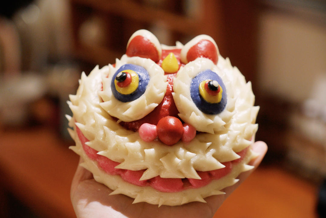 🧨潮·国粹｜萌·醒狮馒头