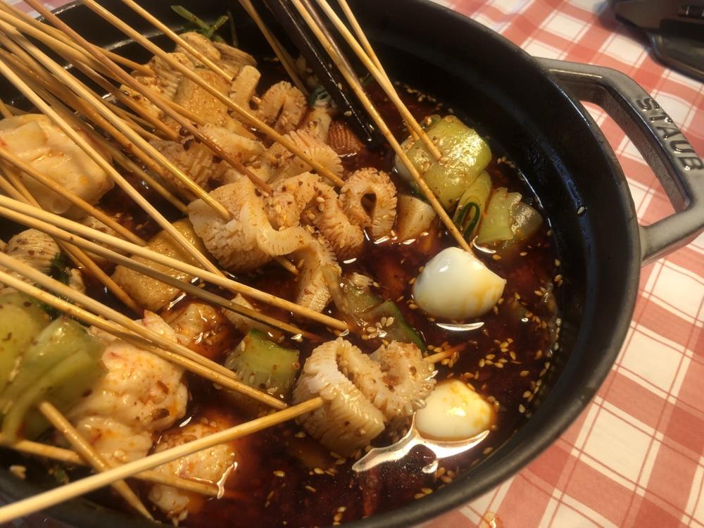 自制串串香（牛肉串，鸡肉串，猪肉串）