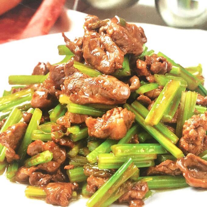 羊肉炒芹菜