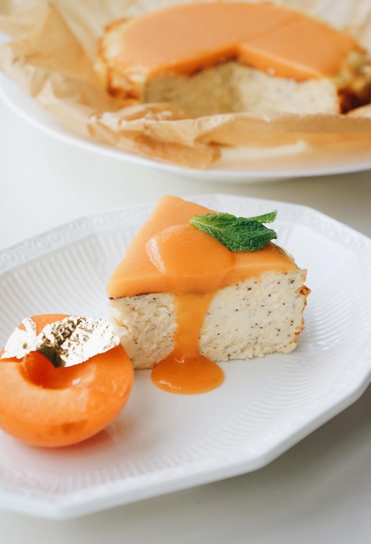 快手的网红basque cheesecake巴斯克焦芝士蛋糕