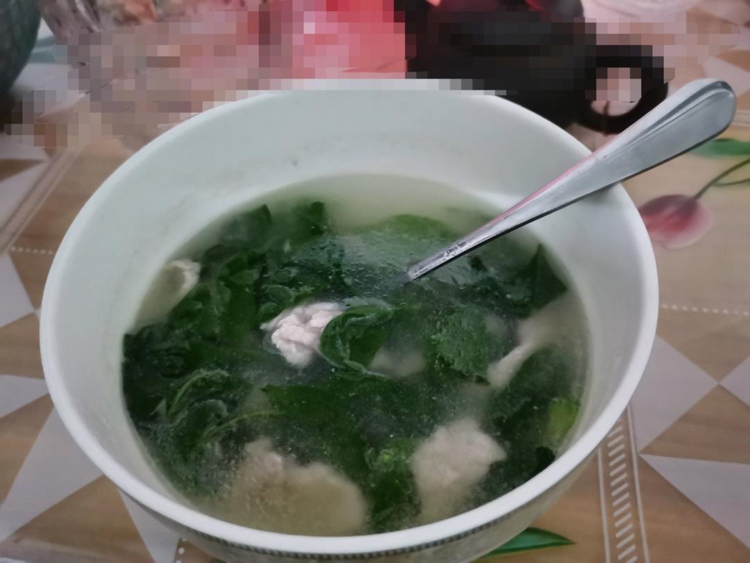 枸杞叶瘦肉汤（客家风味）