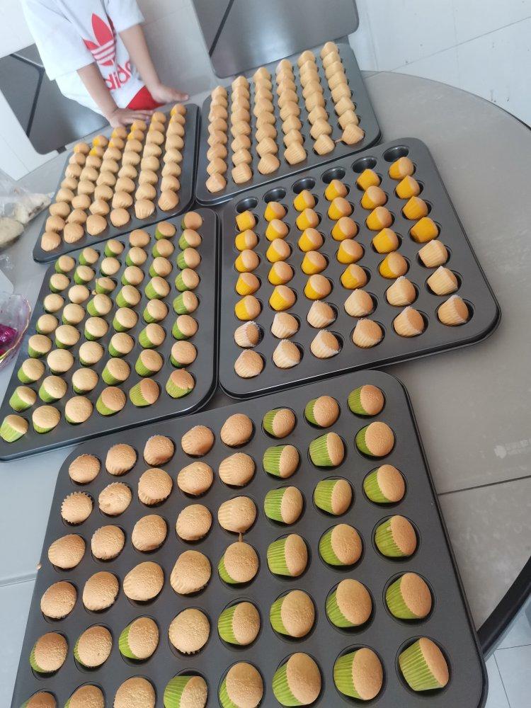 视频👶一口一个｜超可爱｜原味｜mini宝宝小蛋糕｜48连24连通用