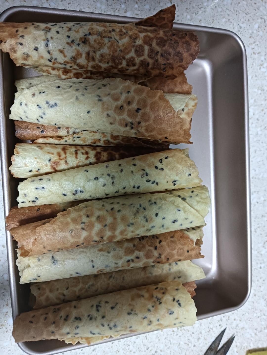 鸡蛋卷 脆皮蛋筒 冰淇淋绝配脆脆脆 无黄油不打发材料简单