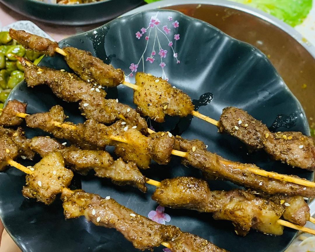 自制烤肉串（烤箱版）的做法