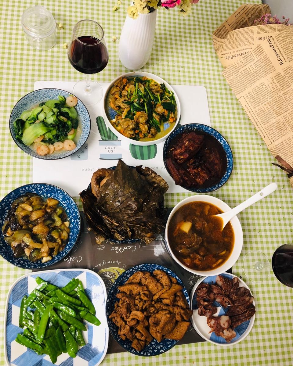 扇贝肉炒韭菜