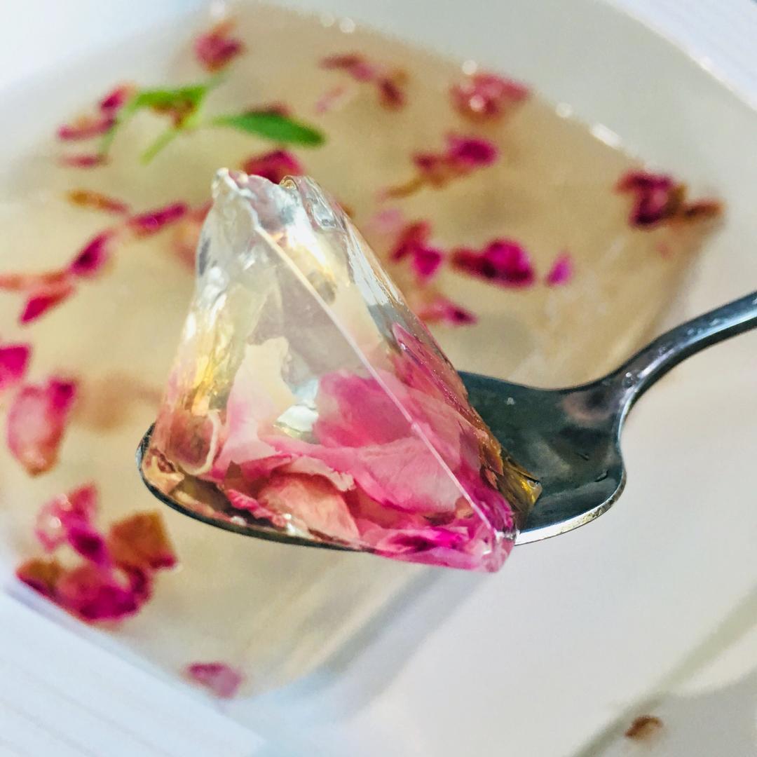 高颜值凉粉の玫瑰花凉粉的做法 步骤7