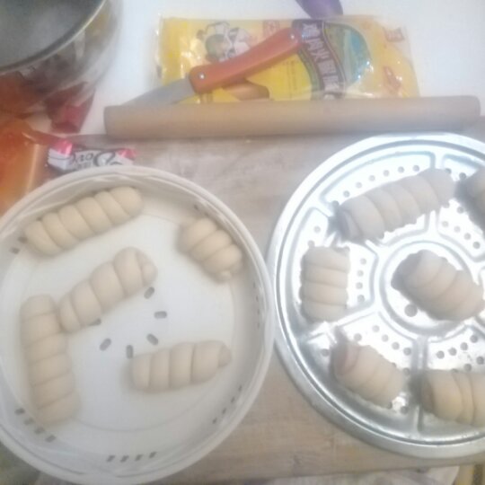 火腿肠卷