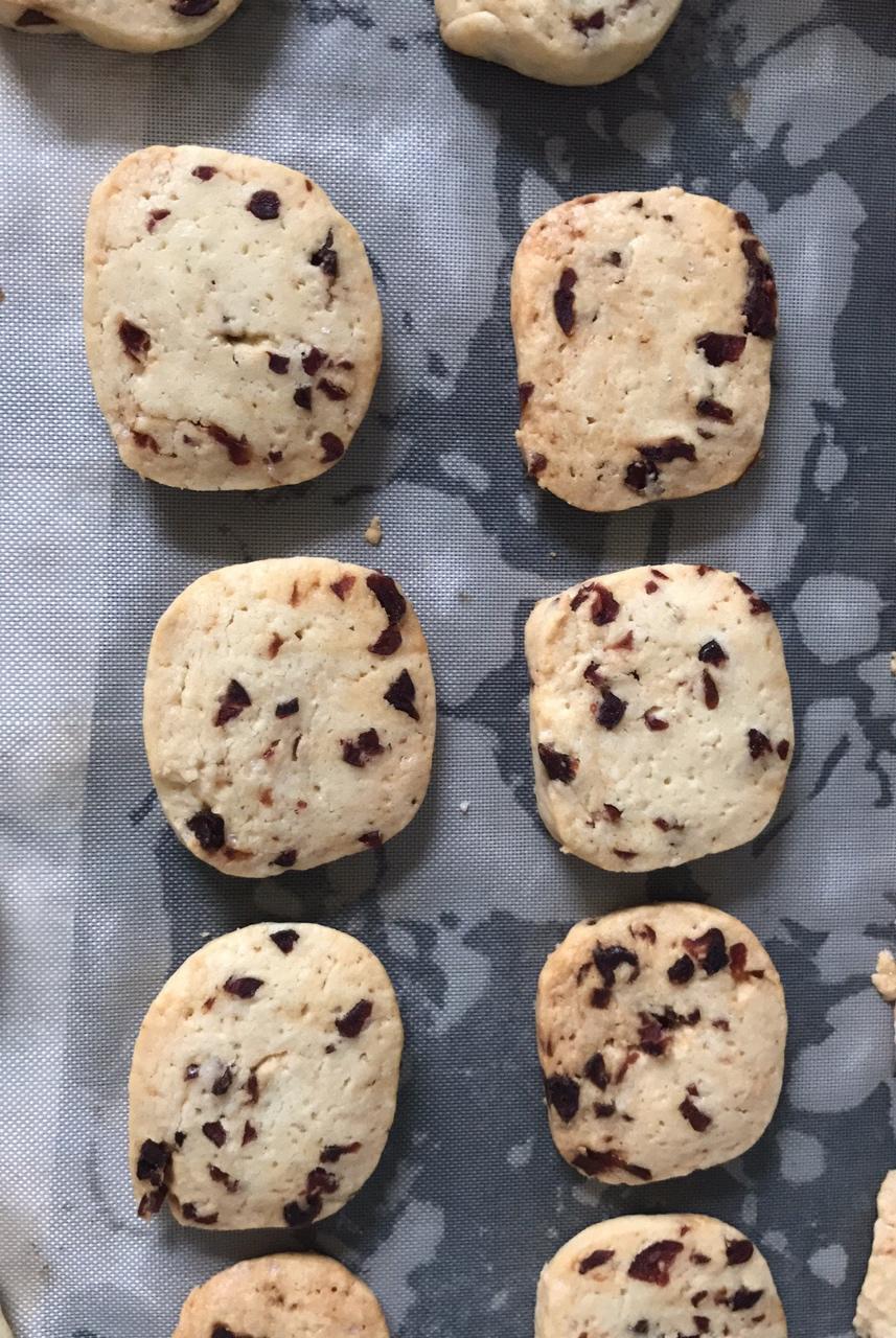低糖少油版蔓越莓饼干