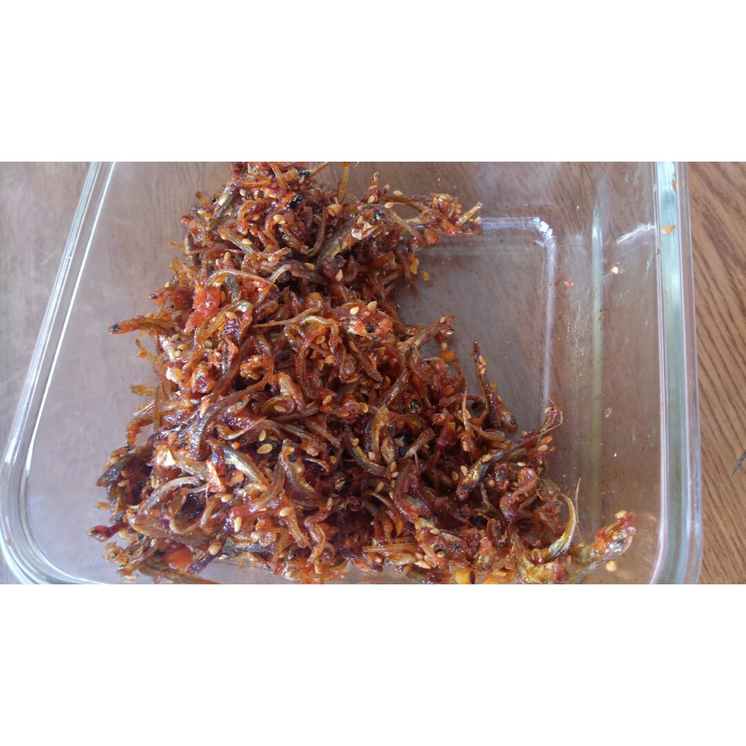 韩式蜜汁小鱼干