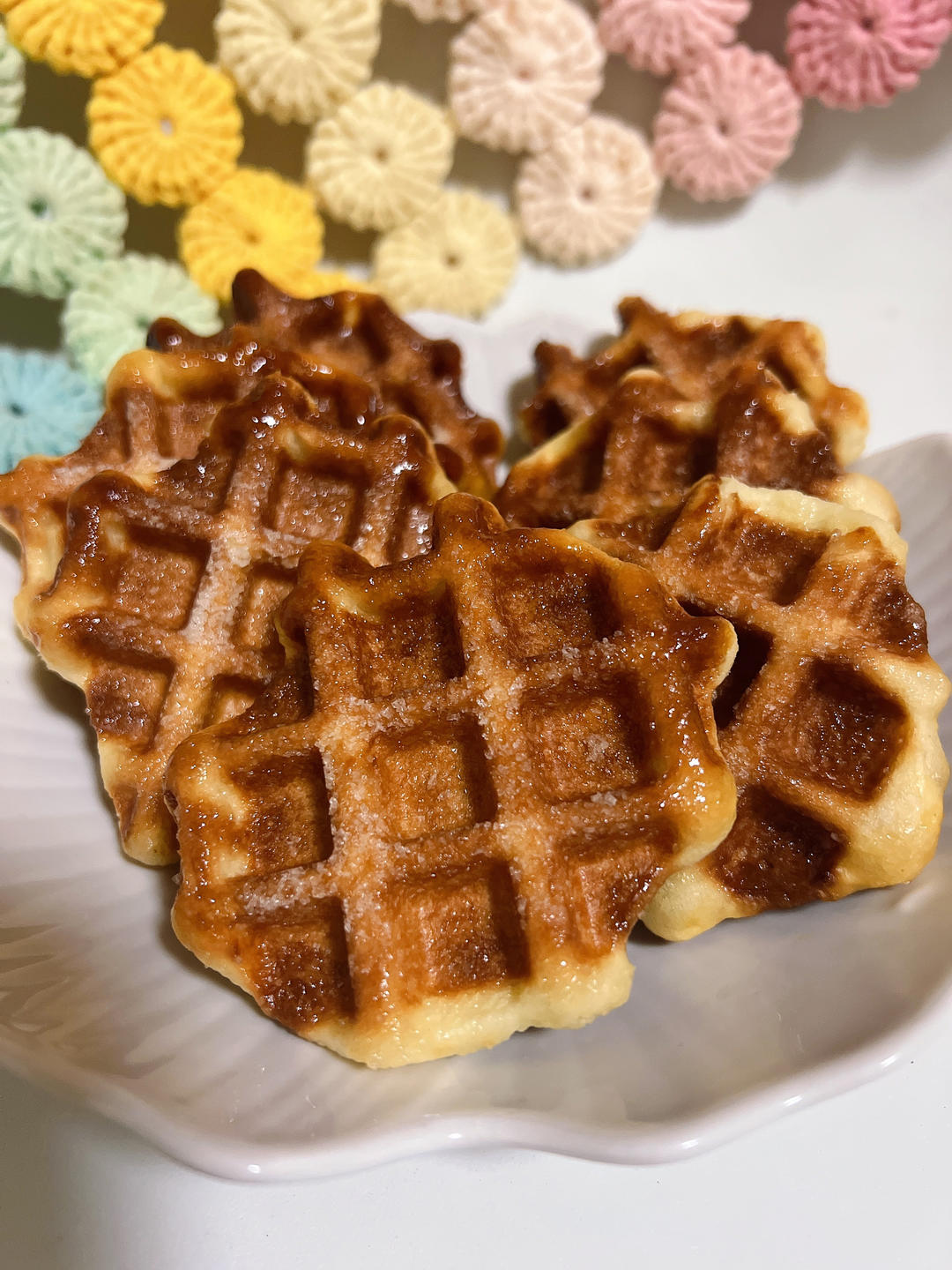 焦糖比利时华夫饼