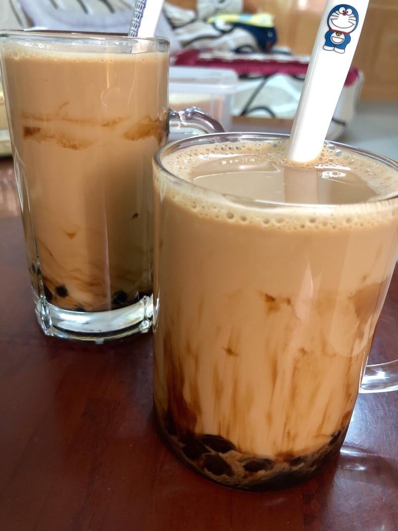 快手自制奶茶