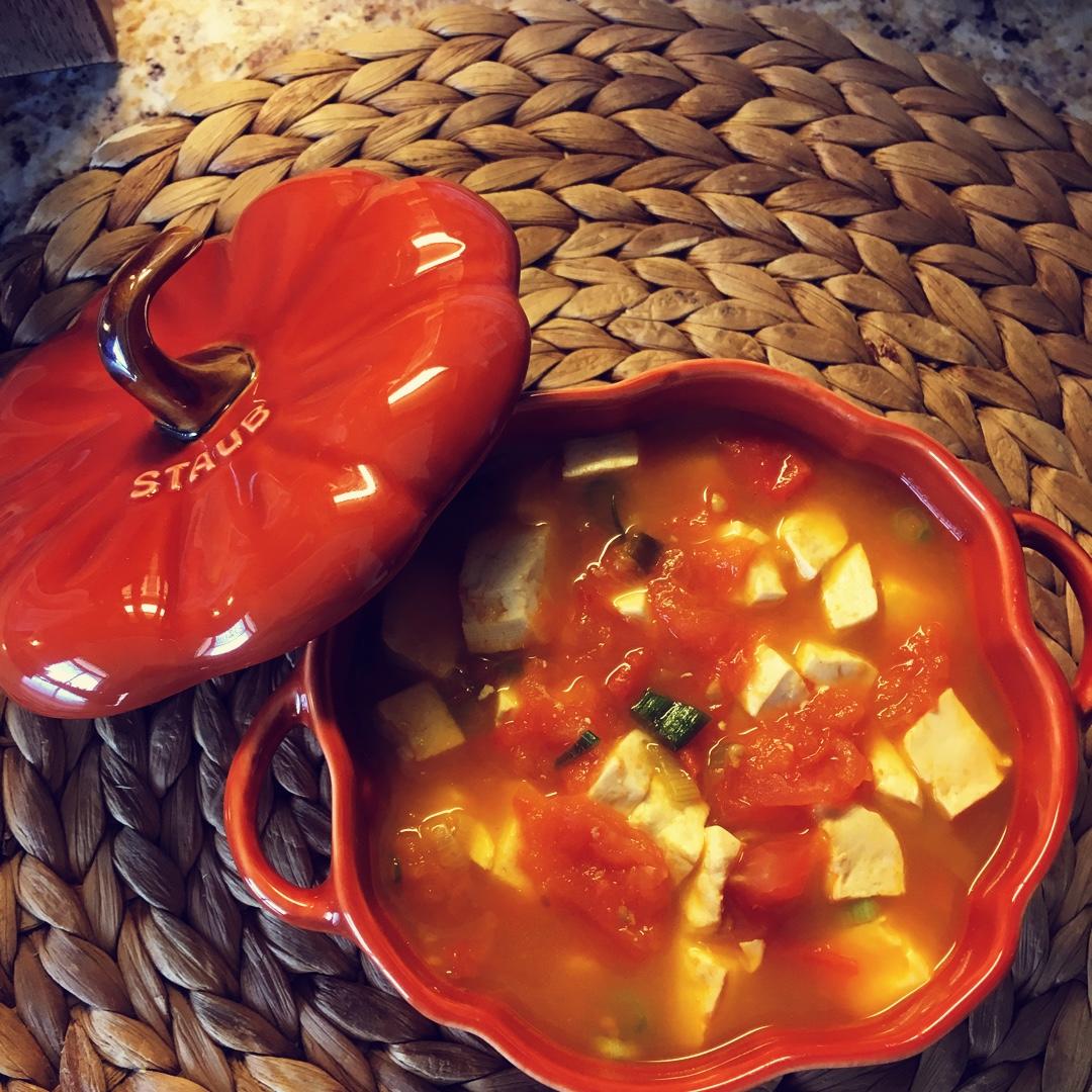 番茄豆腐