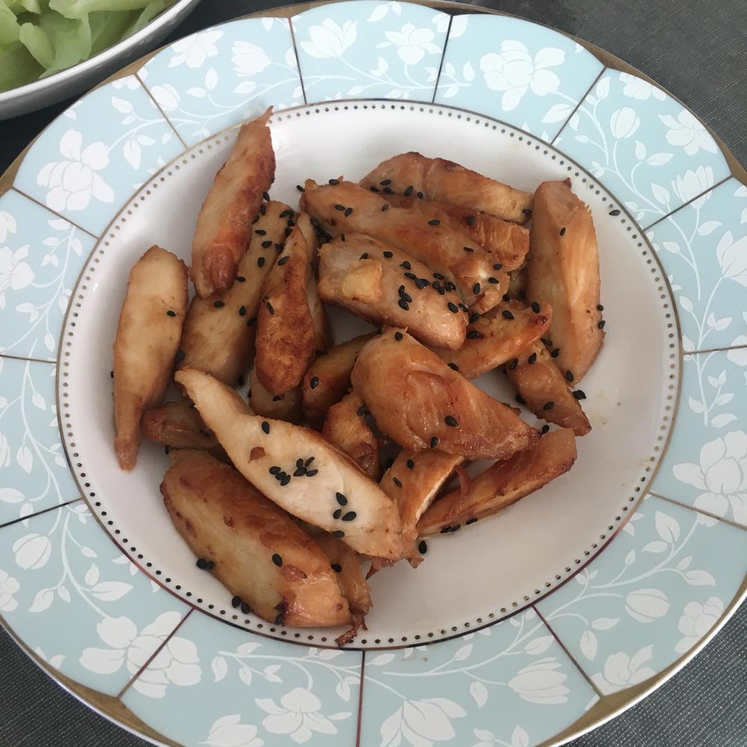 蚝油煎鸡胸肉（真的只要腌了就炒鸡嫩！（新增微波式