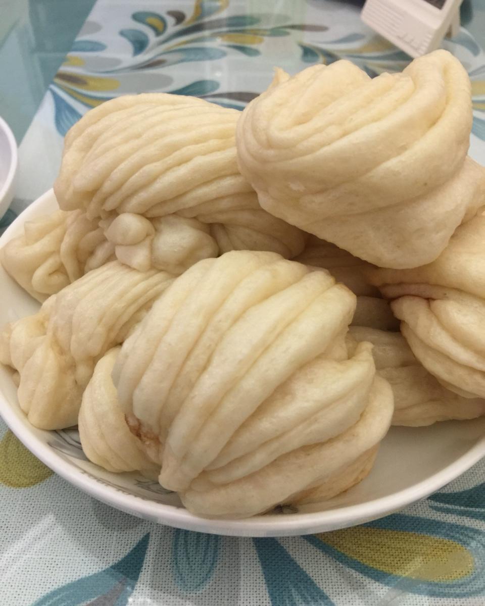 胡萝卜汁花卷馒头