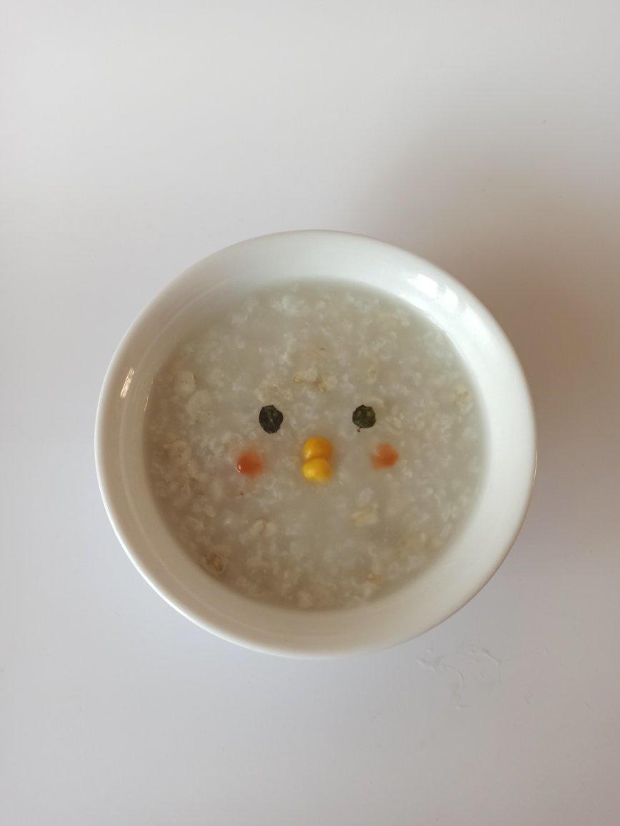 卡通餐 一碗白粥大变身