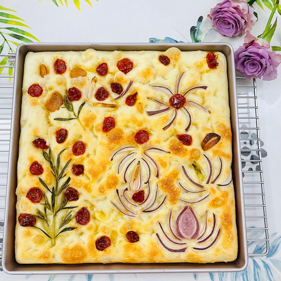 『研究了2年的完美食谱』最简单的免揉佛卡夏