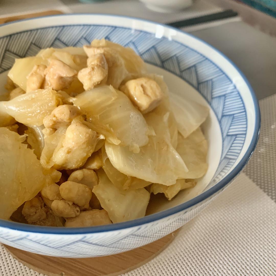 平凡料理-鸡肉白菜锅