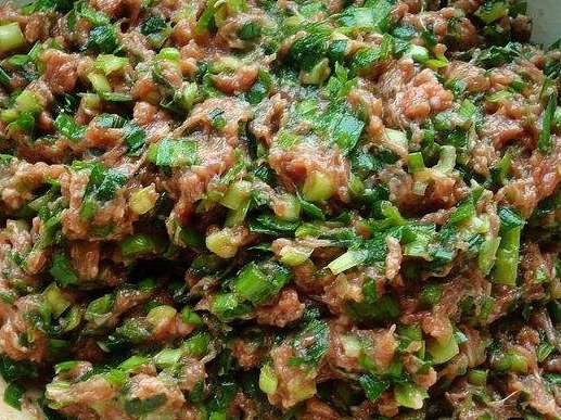 韭菜牛肉（包子、饺子馅）的做法