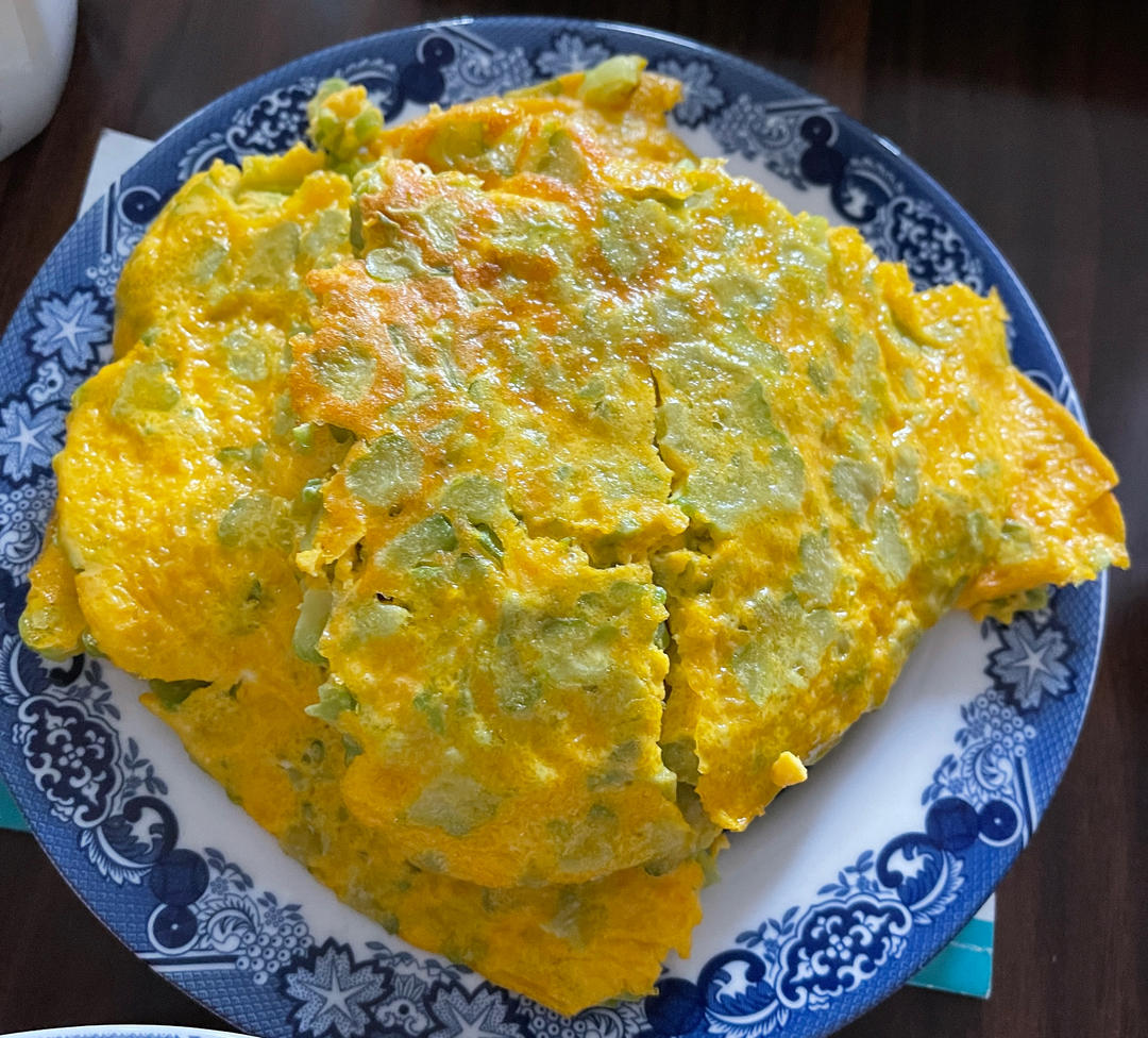 苦瓜鸡蛋饼