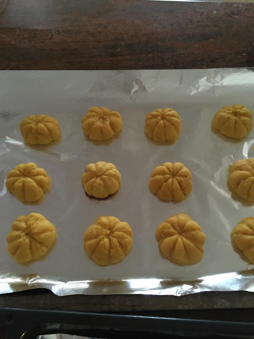 万圣节迷你南瓜饼干