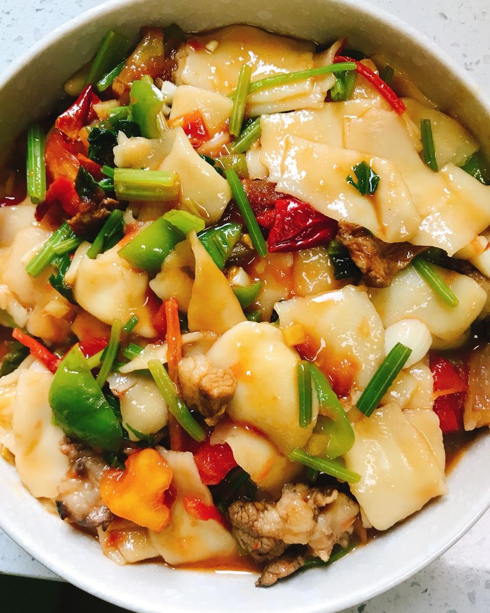 新疆炒面片（丰富配菜！）