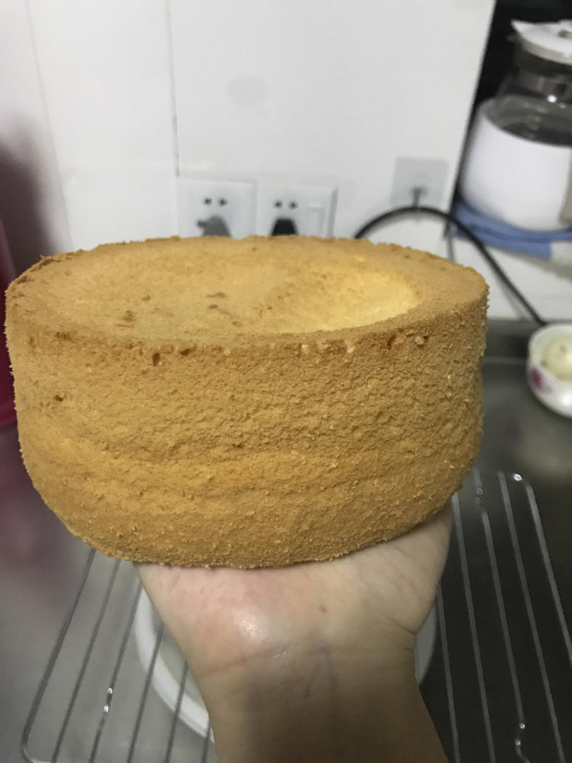 超柔软6寸戚风蛋糕(附8寸配方)零失败 超详细‼️含操作视频